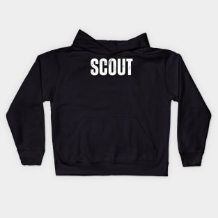 Scout Name Gift Birthday Holiday Anniversary Kids Hoodie